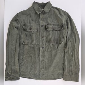 Rare Vintage Dutch Army 1956 Neirynck-Holvoet M.V.O Combat Olive Green Jacket